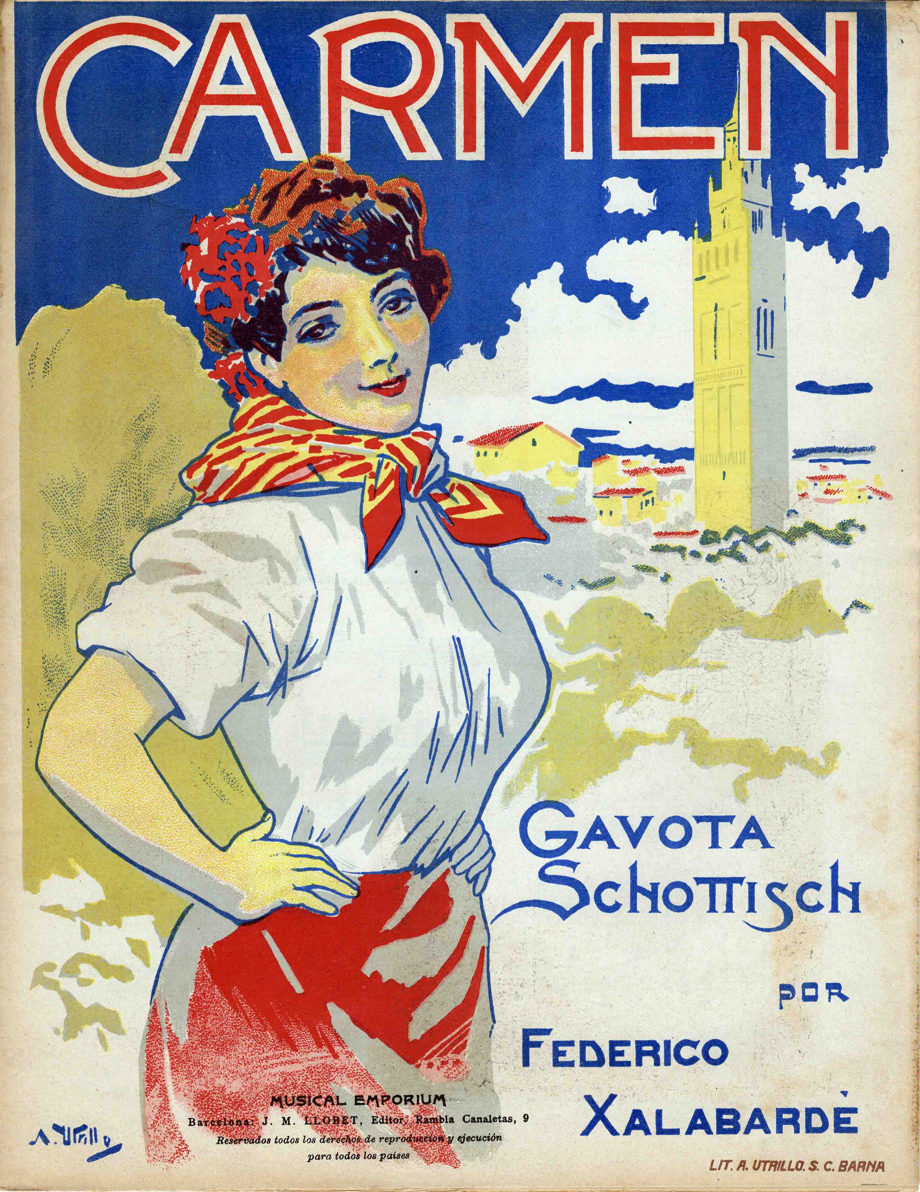 Carmen. Gavotta schotisch, op. 330